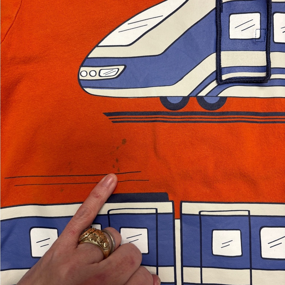 Carter's Set of four 3T Constructionx2, “Little Brother” and Dino Train LSS. - Picture 9 of 13